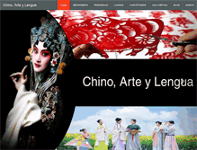 Tablet Screenshot of chinoartelengua.com